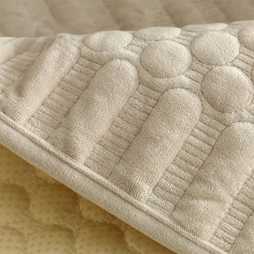 Cubierta de sofá sin deslizamiento cálido y lujoso