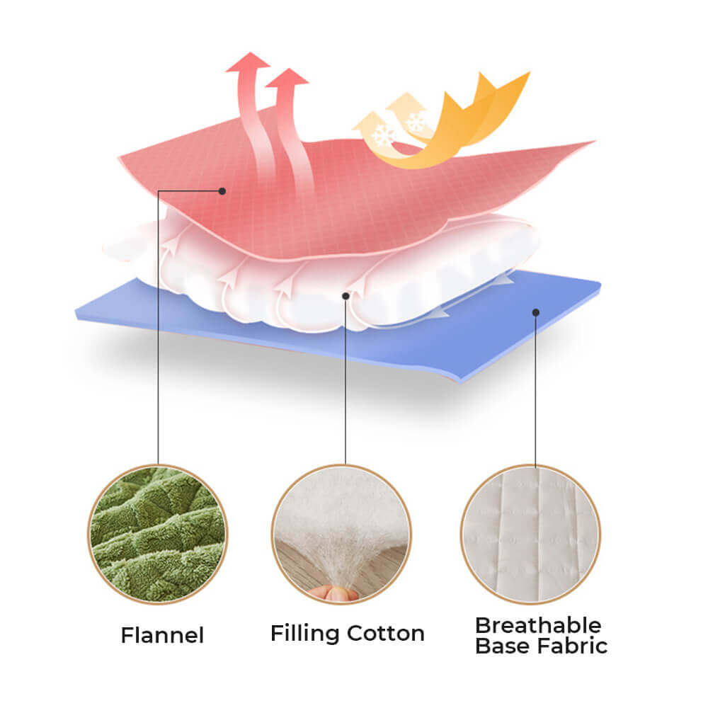 Cubierta de colchón de lámina ajustable y esponjoso