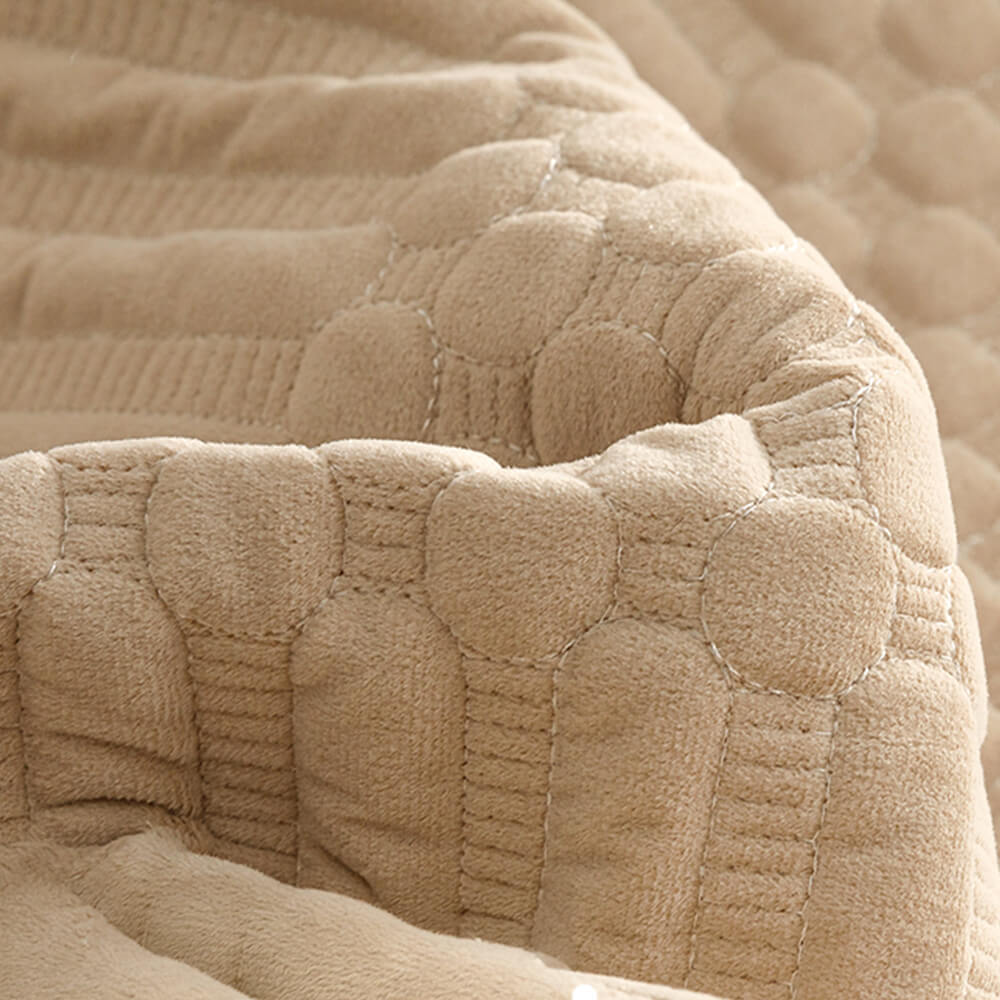 Cubierta de sofá sin deslizamiento cálido y lujoso