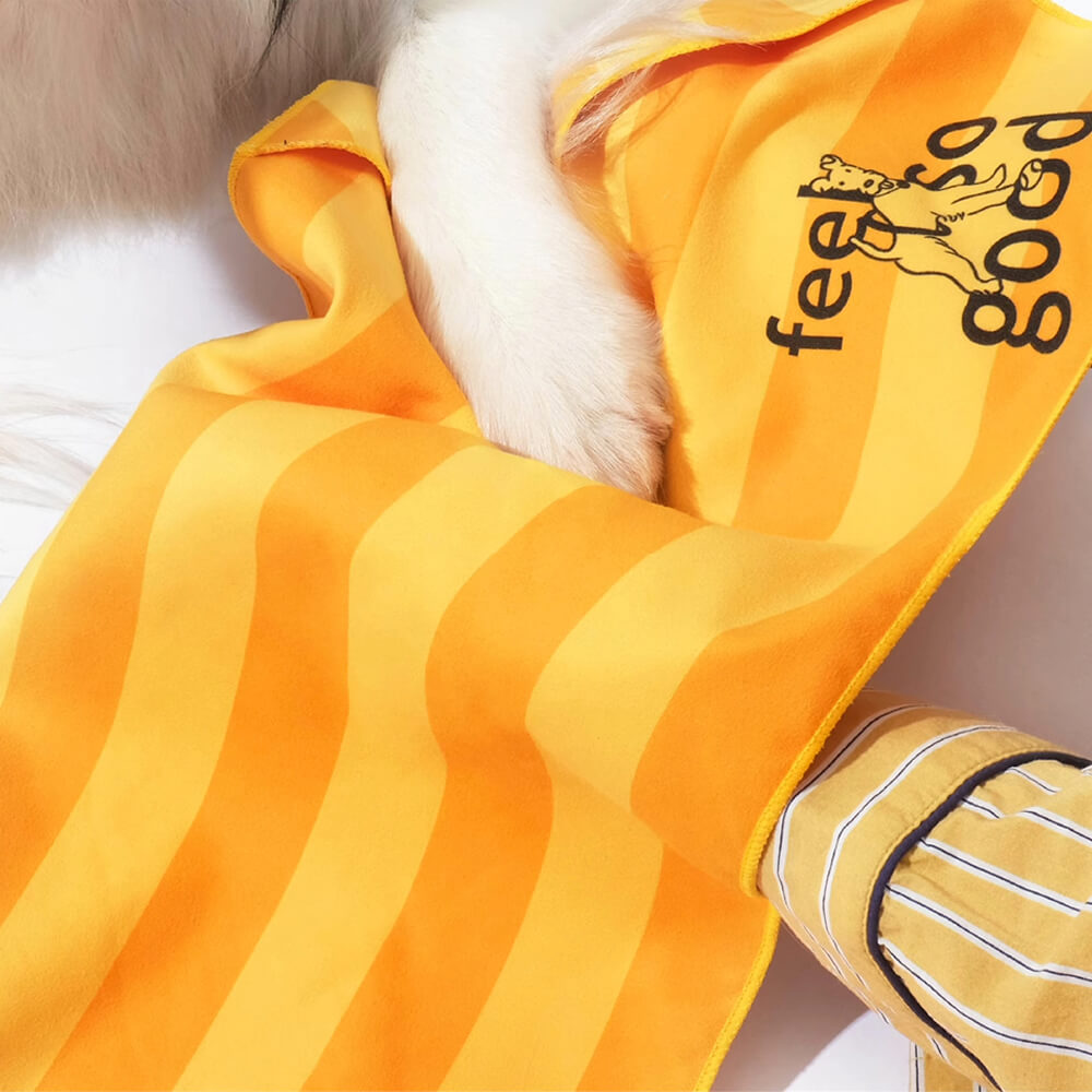Manta de toalla para perros de viaje de color de viaje rápido ultra absorbente