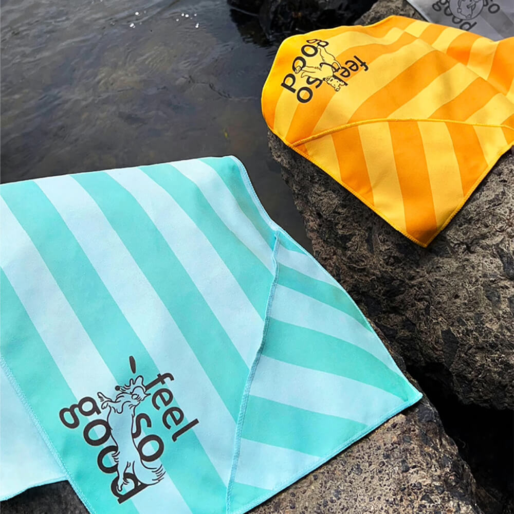 Manta de toalla para perros de viaje de color de viaje rápido ultra absorbente