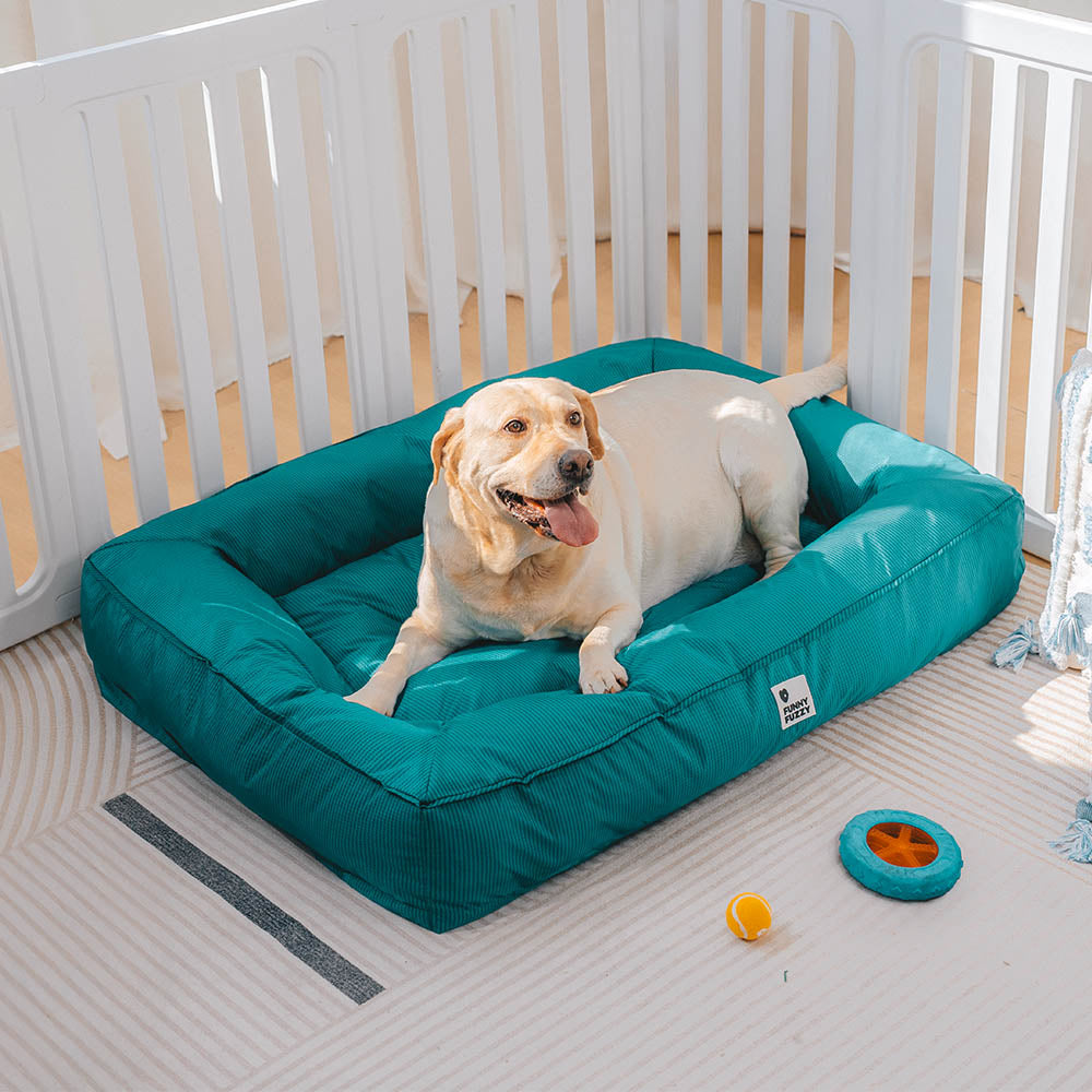 Lit pour grand chien imperméable à support surround entièrement orthopédique