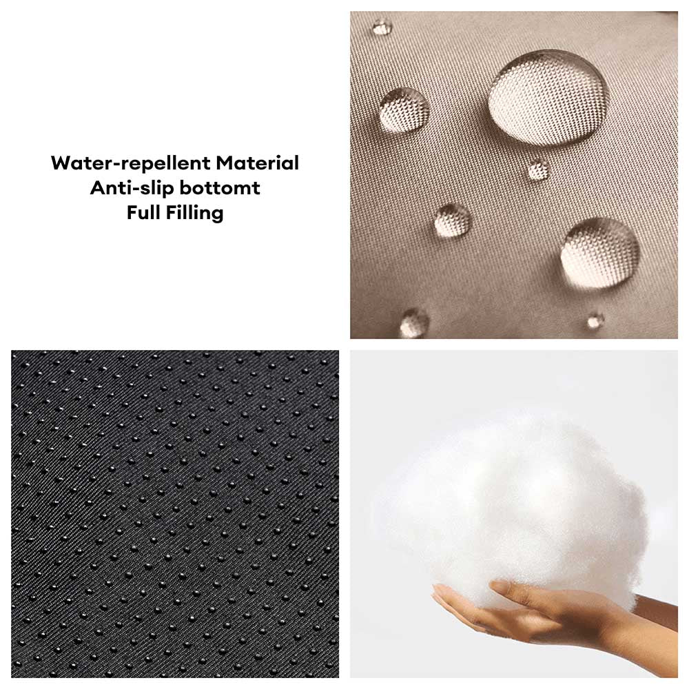 Proteção de viagem Booster Cama de assento de carro para cachorro elevada e espessa à prova d'água