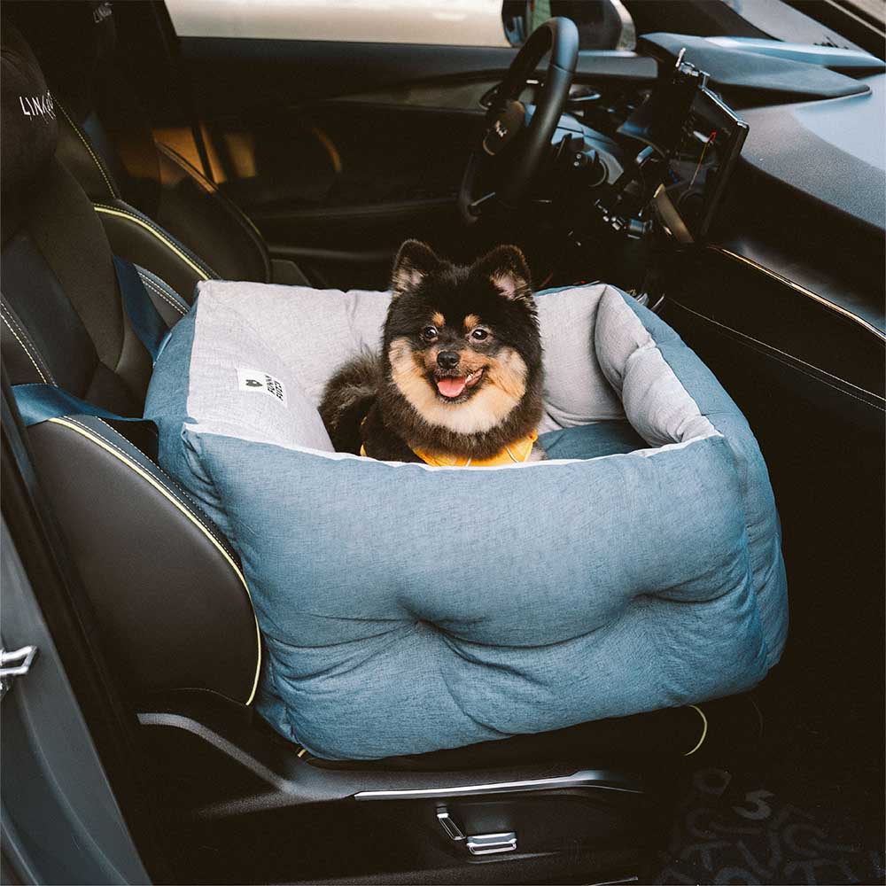 Proteção de viagem Booster Cama de assento de carro para cachorro elevada e espessa à prova d'água