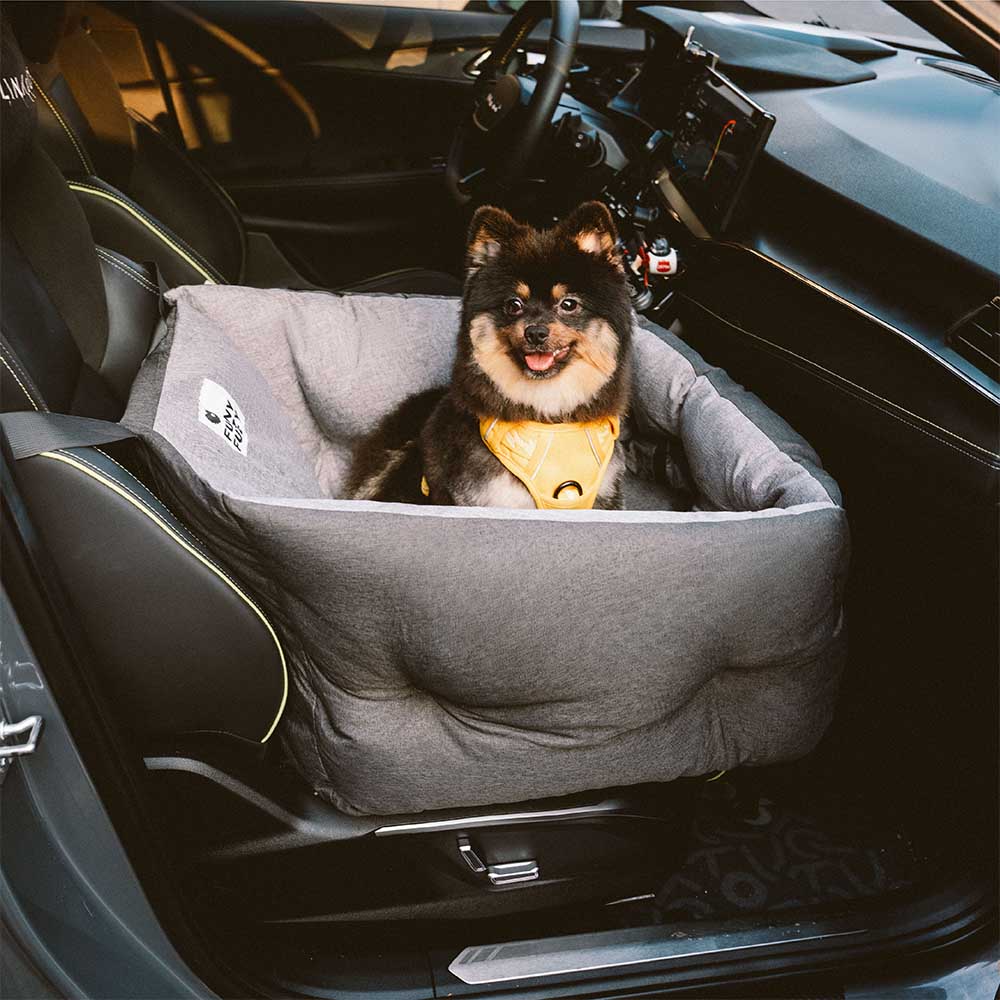 Proteção de viagem Booster Cama de assento de carro para cachorro elevada e espessa à prova d'água