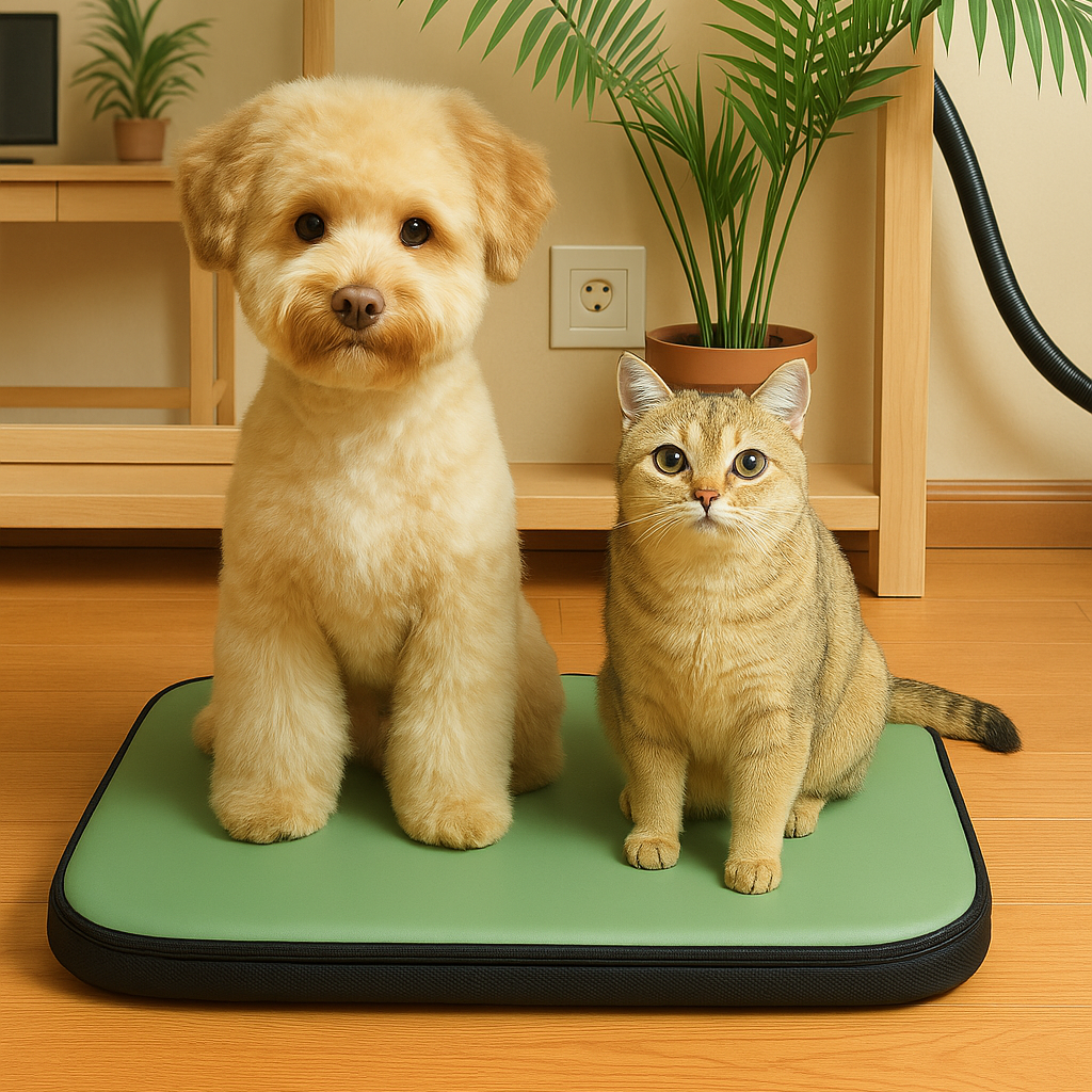 Modern Faux Leather Waterproof Odor-Blocking Hair-Resistant Dog Mat