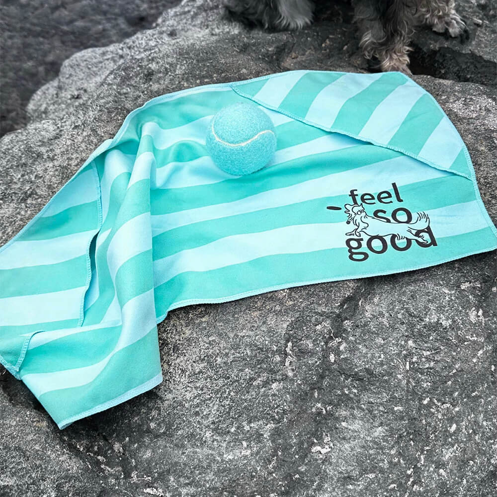 Manta de toalla para perros de viaje de color de viaje rápido ultra absorbente
