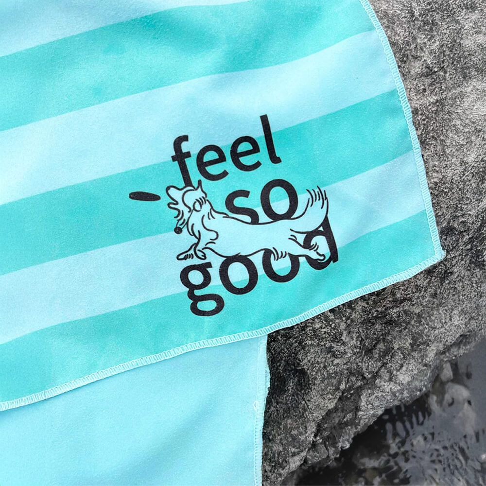 Manta de toalla para perros de viaje de color de viaje rápido ultra absorbente