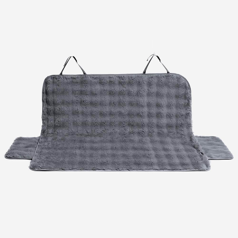 Fluffy acogedora manta calmante de mascota asiento para el asiento del asiento cubierta: surestep