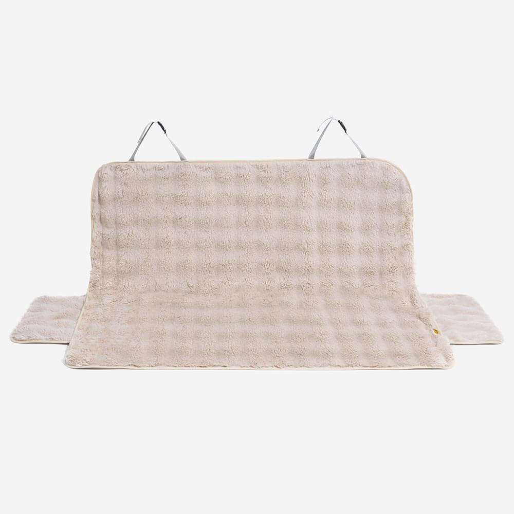 Fluffy acogedora manta calmante de mascota asiento para el asiento del asiento cubierta: surestep