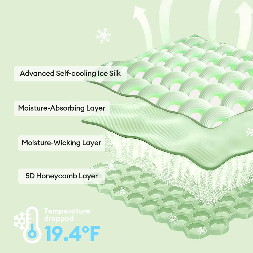 Cooling Ice Silk Stretch Full Wrap Sofa Protection Magic Couch Cover