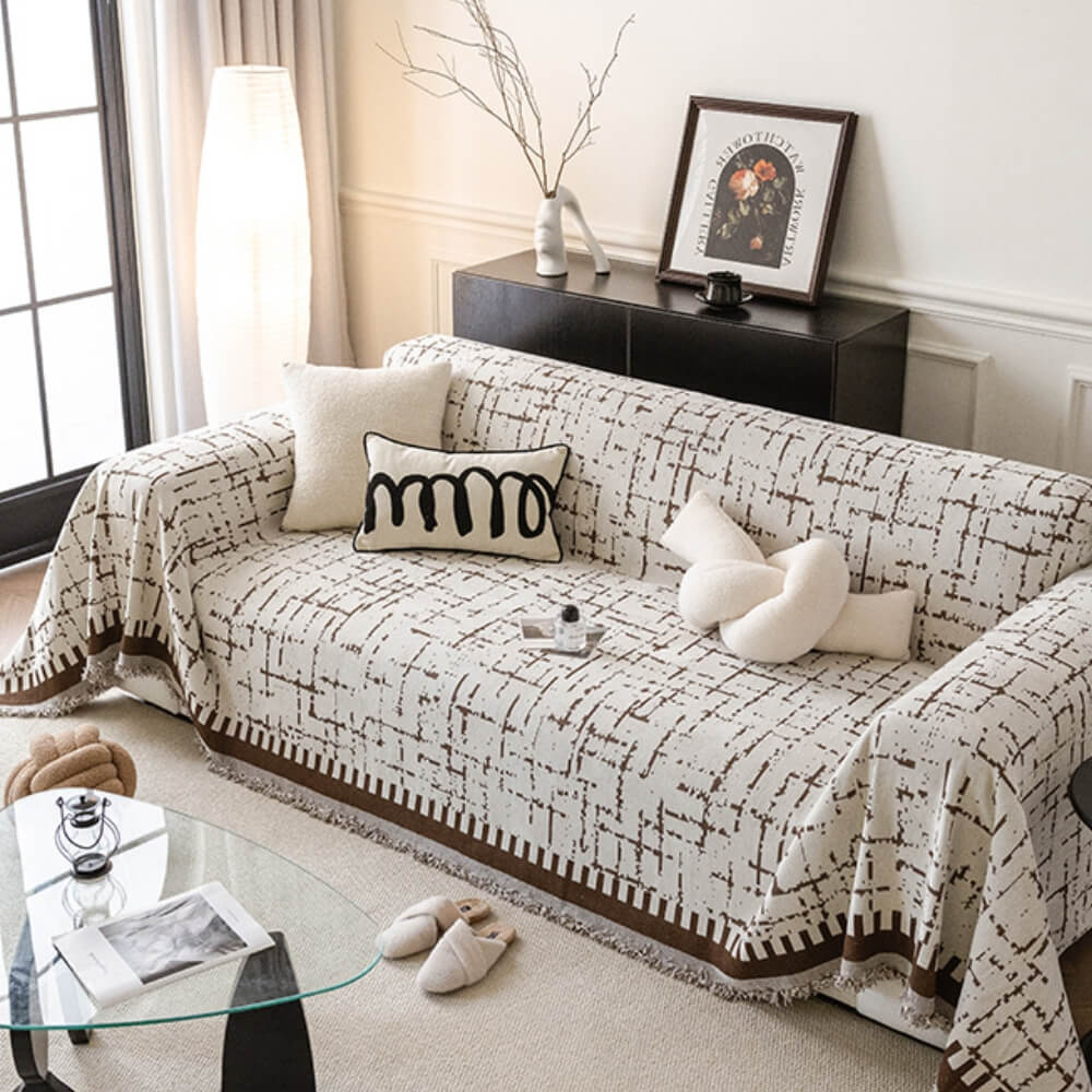 Tapa de sofá de lanzamiento de comodidad multifuncional anti-sesates transpirable transpirable