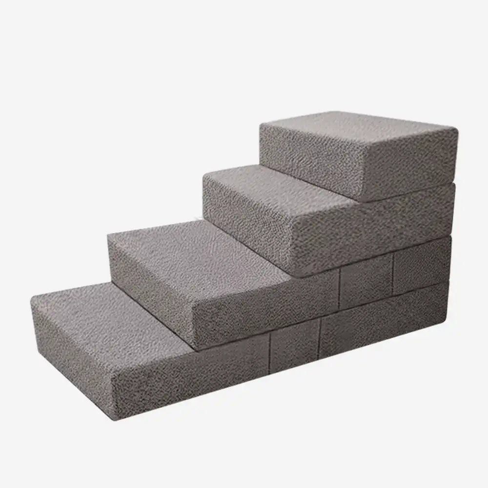 Chenille Durable Scratch-Resistant Foldable Blocks Multi-Level Dog Stairs
