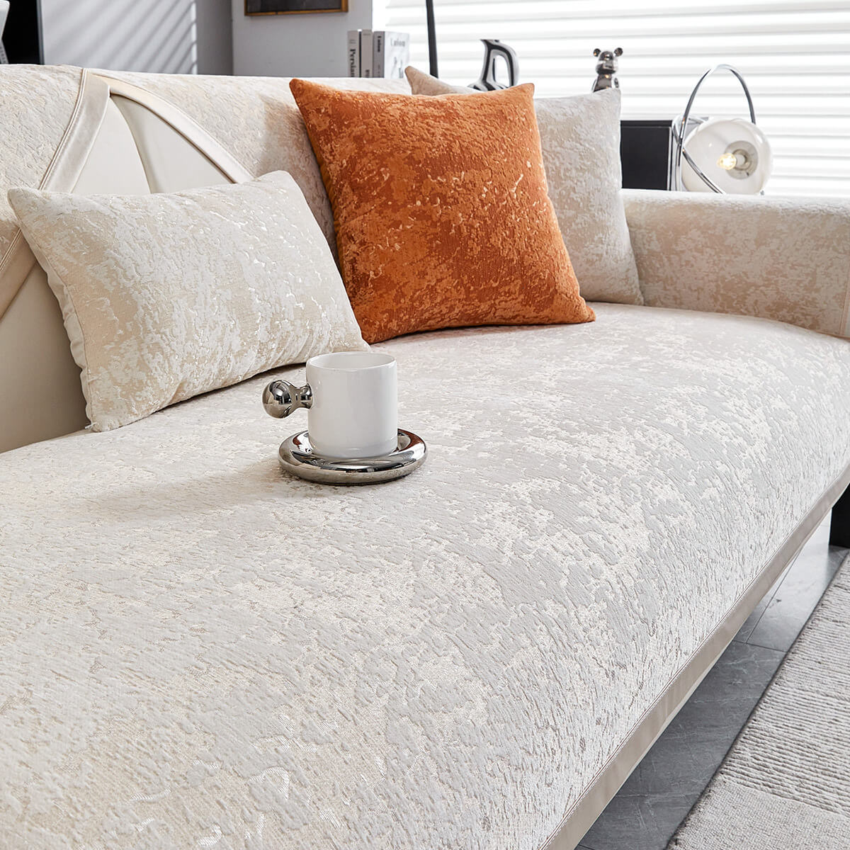 Cubierta de sofá anti-Sofá anti-Sofá resistente al desgaste de Chenille