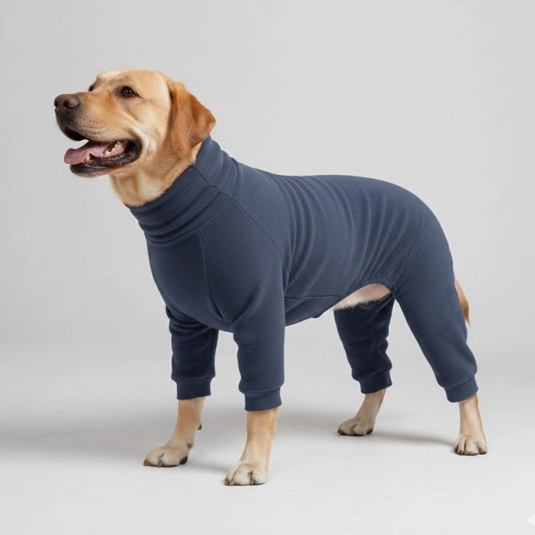 Cozy Fleece Dog Pajamas - Perfect Sleepwear for Large Dogs