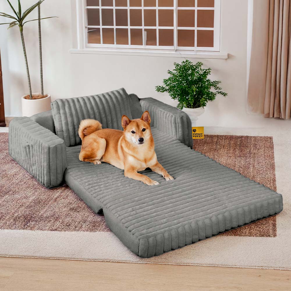 Cama cremosa y esponjosa ortopédica humano -dog -bolster - comodidad expandible