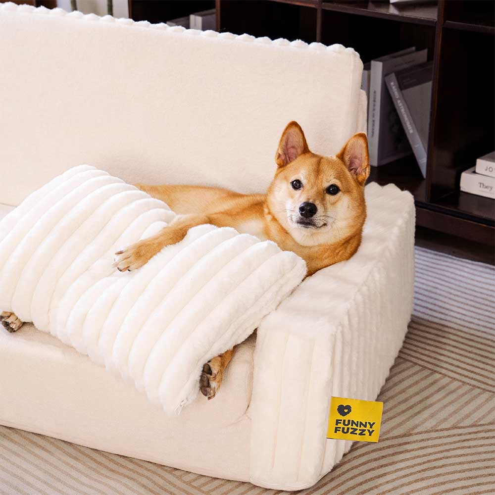 Cama cremosa y esponjosa ortopédica humano -dog -bolster - comodidad expandible