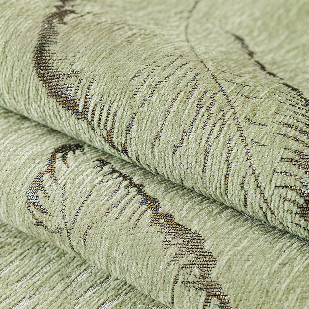 Textura de hojas premium Chenille Cubierta de sofá anti-scratch anti-scratch