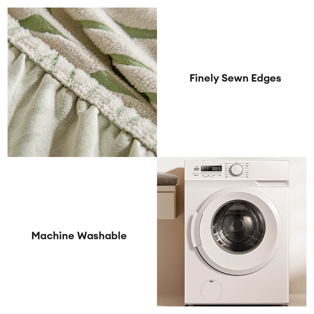 Patrón de oído de trigo texturizado Jacquard Fleece Magic Couch Couch