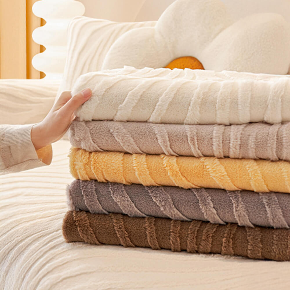 Cubierta de sofá sin deslizamiento con textura con textura de ondas