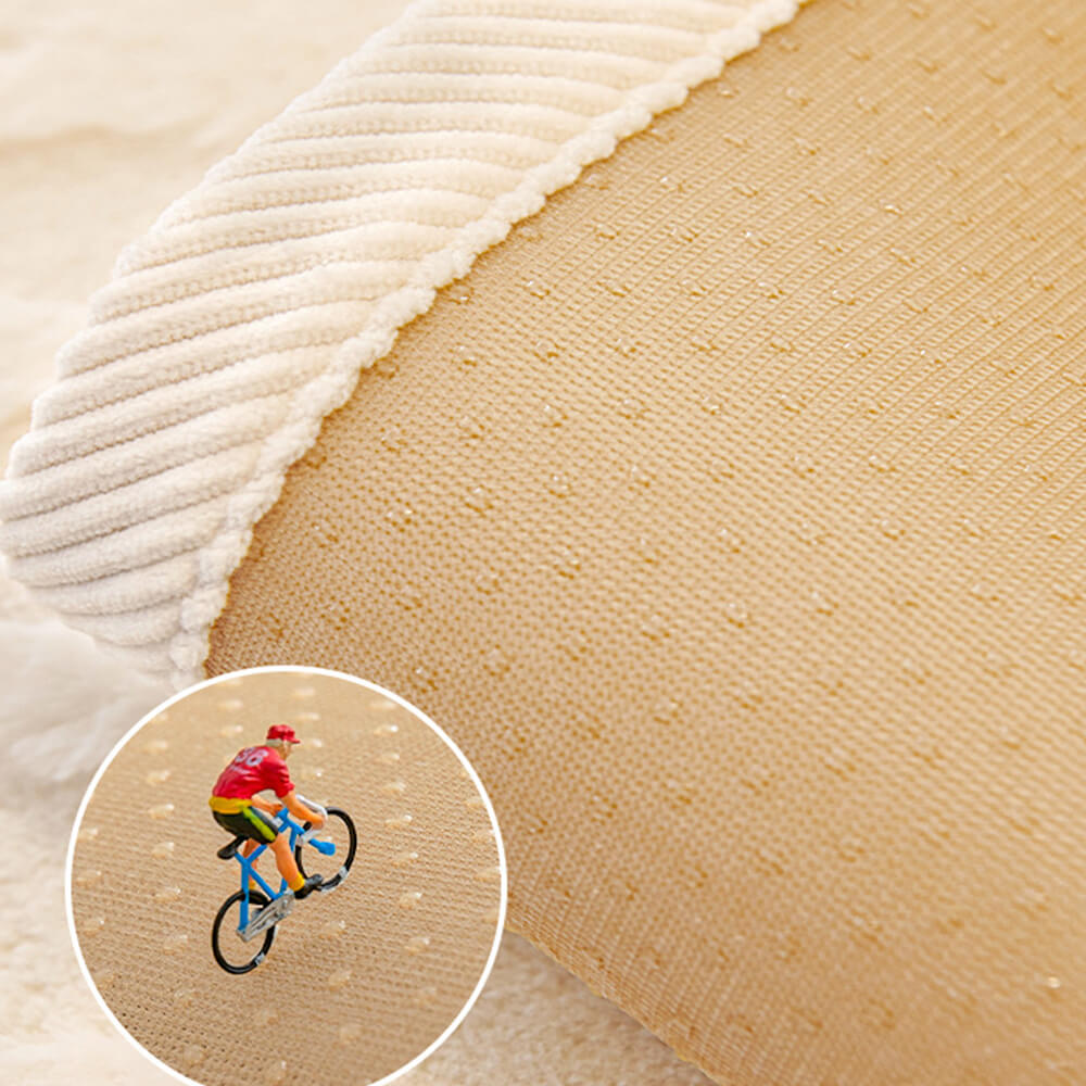 Cubierta de sofá sin deslizamiento con textura con textura de ondas