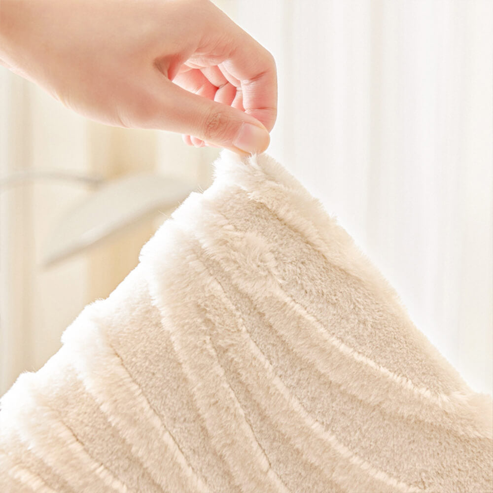 Cubierta de sofá sin deslizamiento con textura con textura de ondas