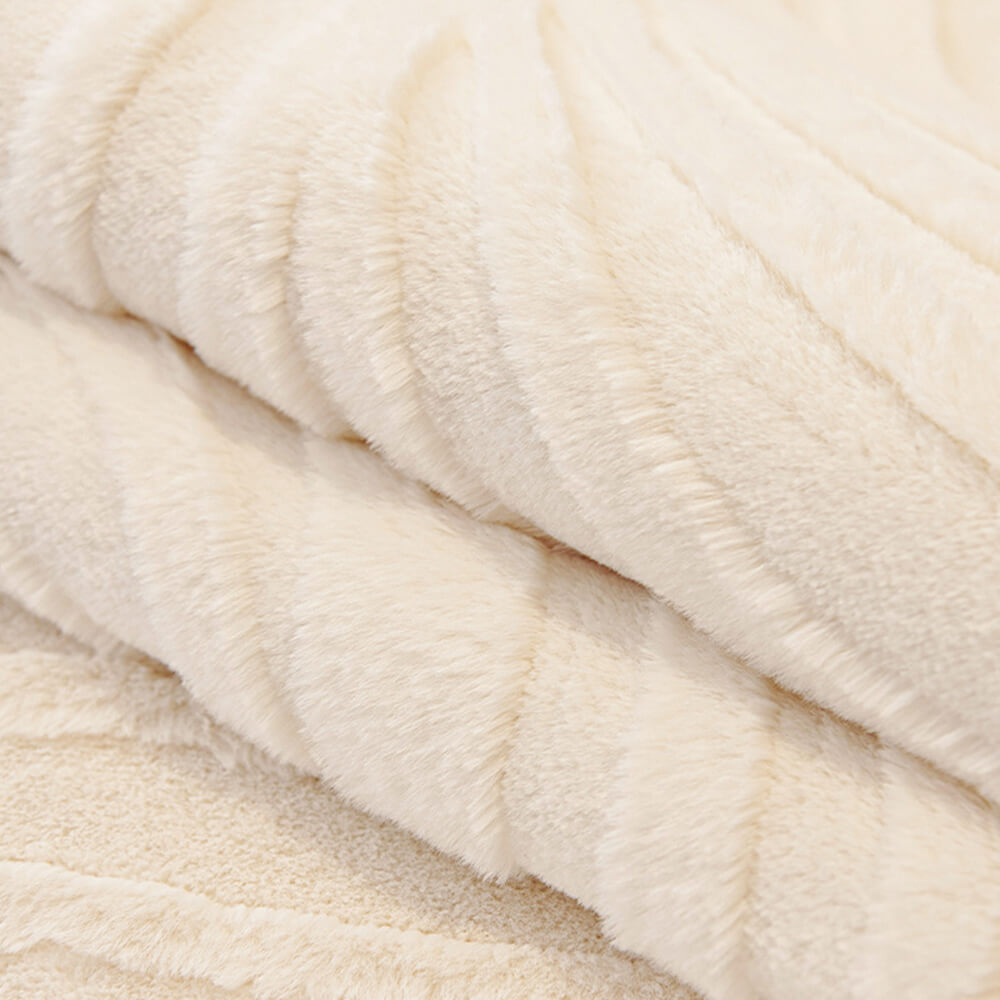 Cubierta de sofá sin deslizamiento con textura con textura de ondas