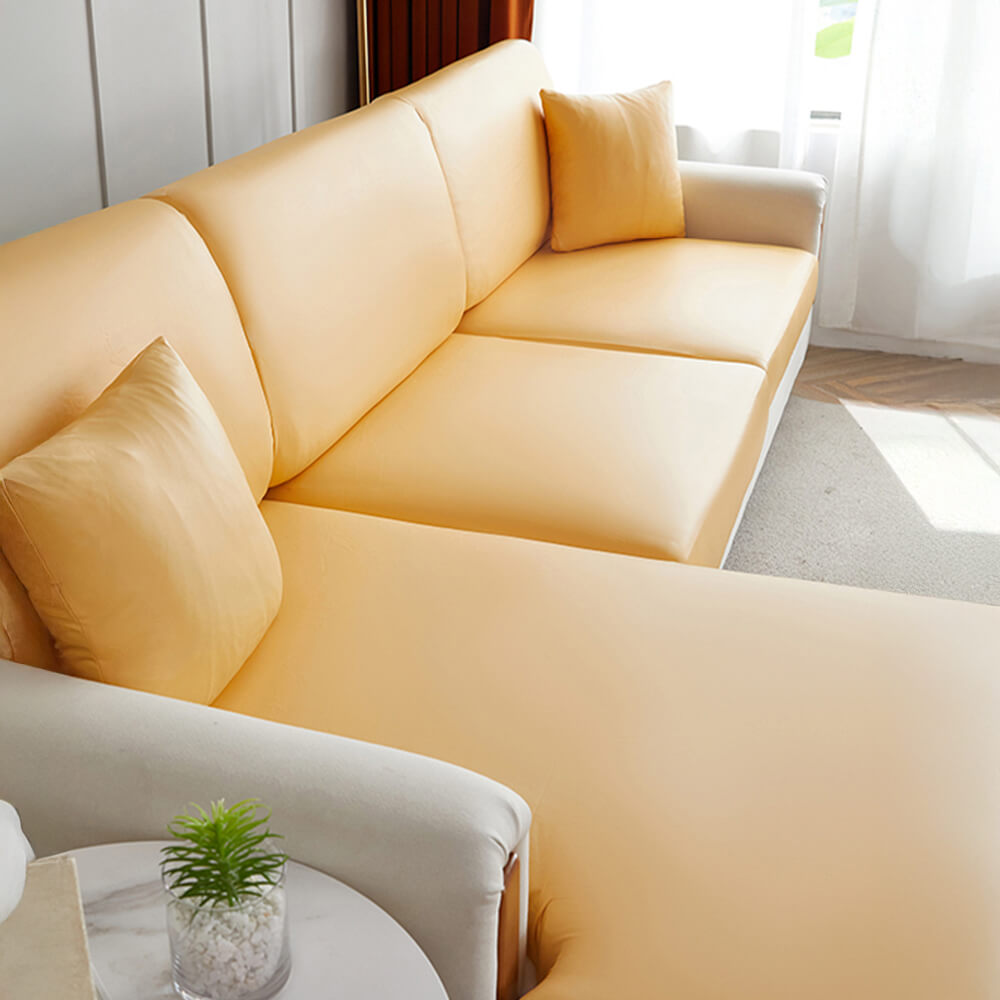 Cubierta de sofá mágica de cobertura completa de cuero impermeable y resistente a las manchas