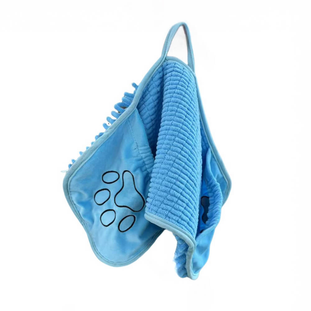 Soft and Quick-Dry Chenille Dog & Cat Bath Towel