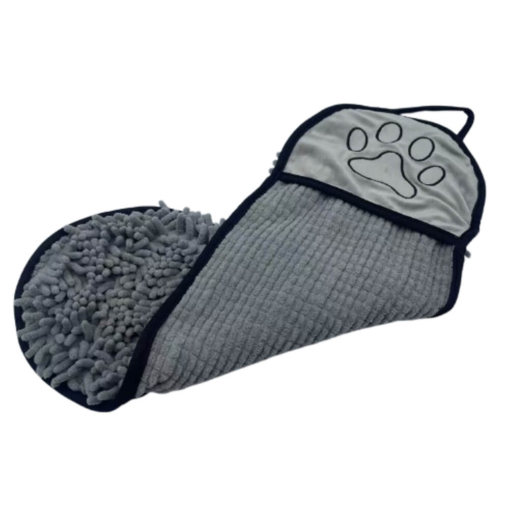 Soft and Quick-Dry Chenille Dog & Cat Bath Towel