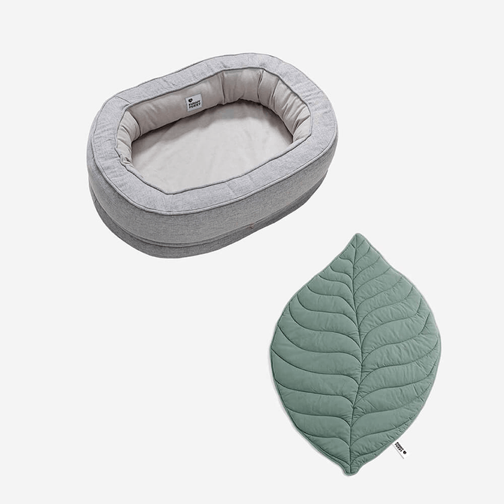 Leaf Shape Dog Blanket With Donut Dog Bed Luxury Dog Gifts - FUNNYFUZZY