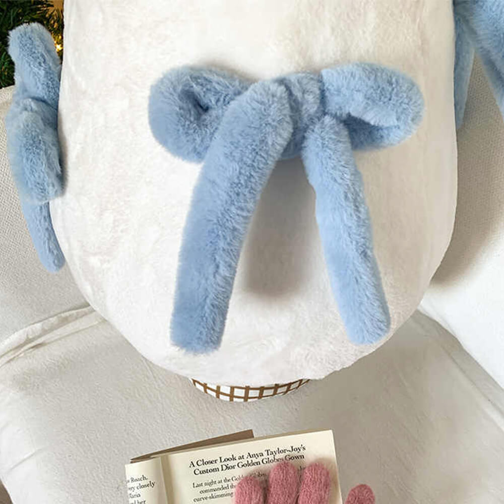 Árbol de Navidad Decoración grande Bowknot Almohada de sofá para el hogar multifuncional