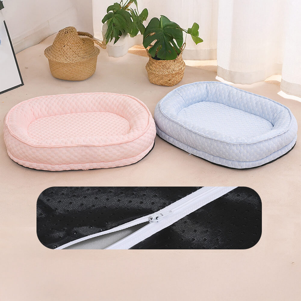 Cooling Comfort Elevated Donut Oval Dog Bed