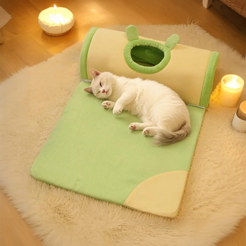 Cozy Spacious Play and Sleep Cat Tunnel Bed