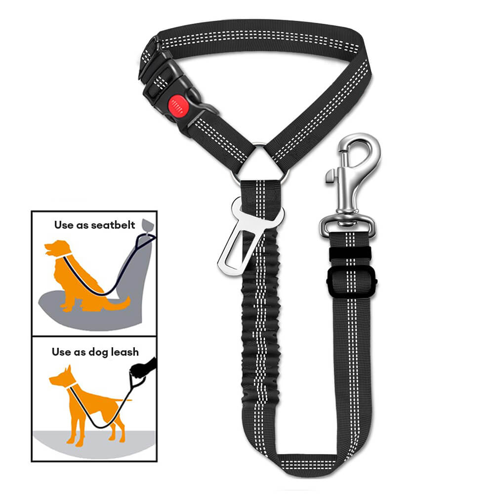 Cinturón de seguridad para el automóvil para perros para el reposacabezas del vehículo