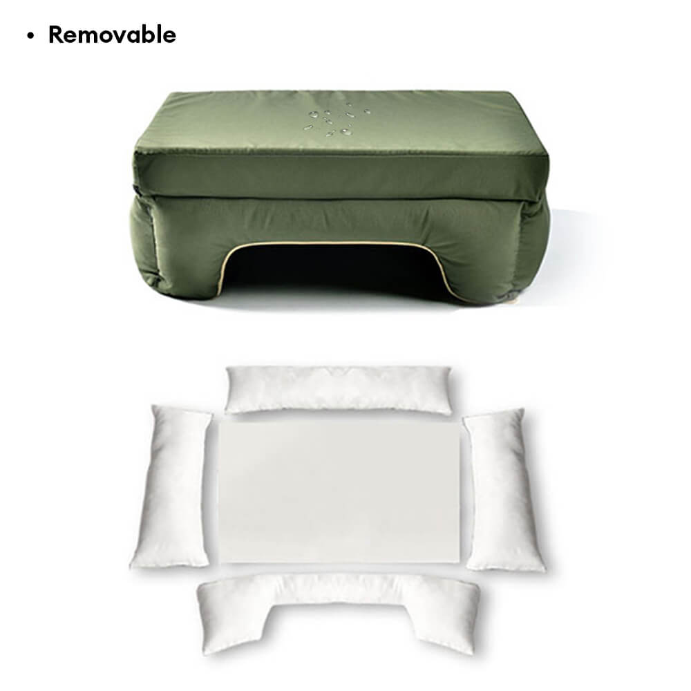 Nordic Style Waterproof Anti-Scratch Washable Dog Sofa Bed with Pillow