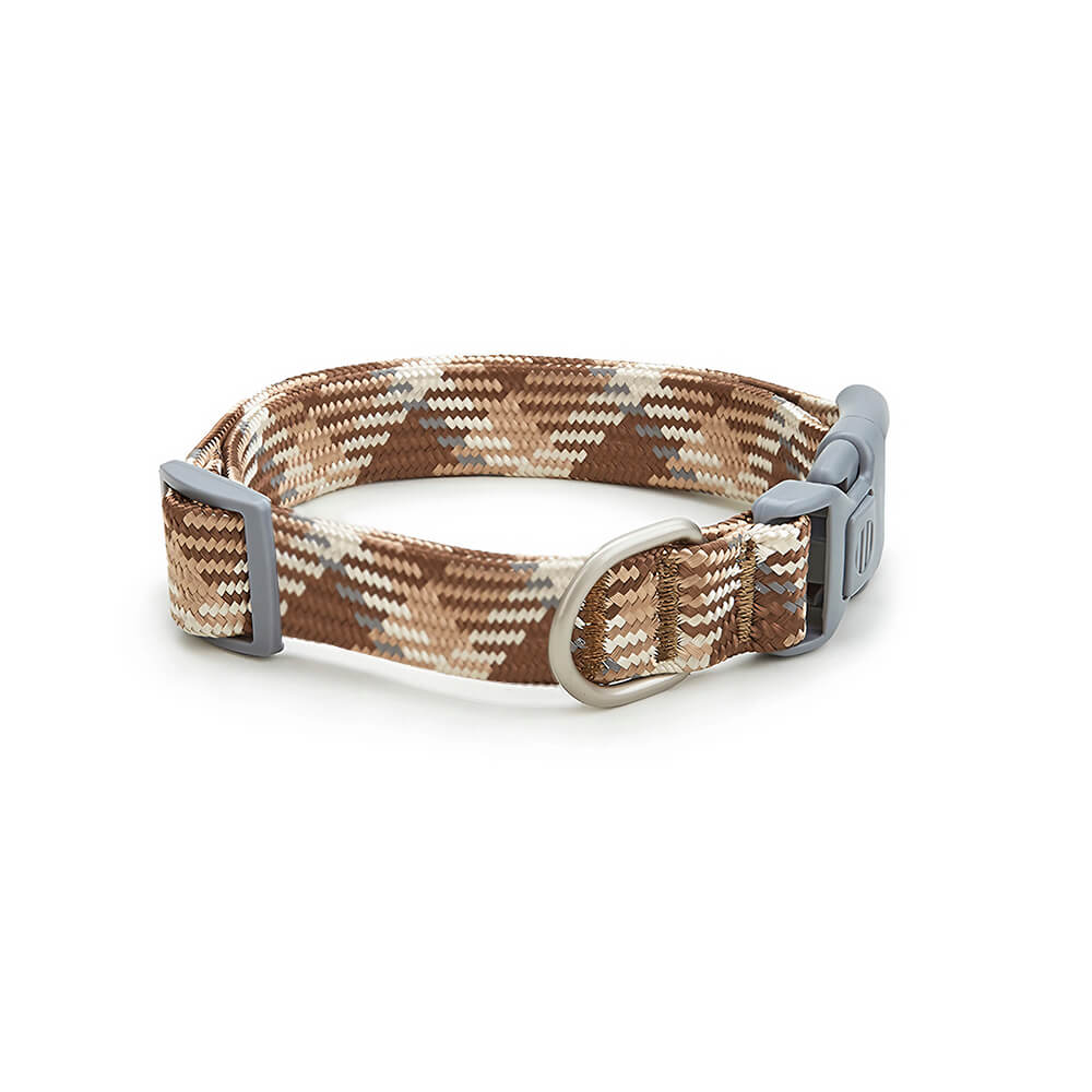 Weave reflectante Ajustable El collar y correa de perros antiadronizando