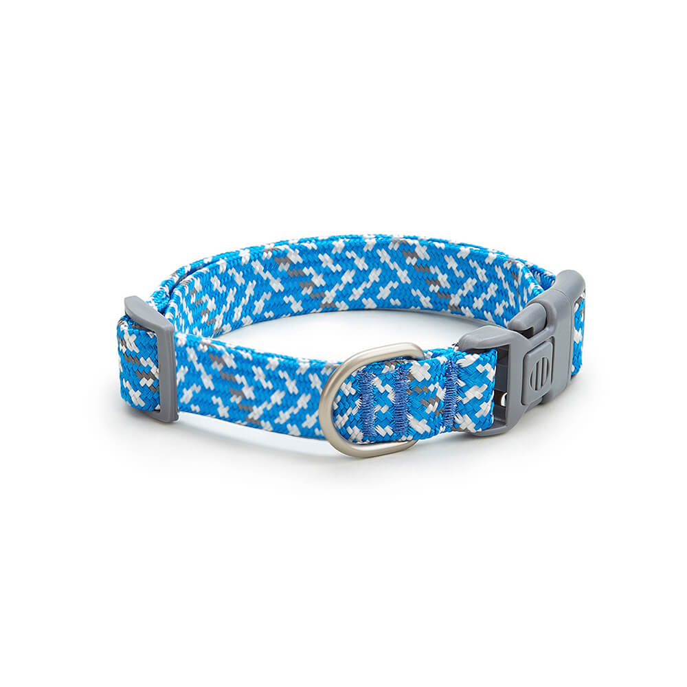Weave reflectante Ajustable El collar y correa de perros antiadronizando