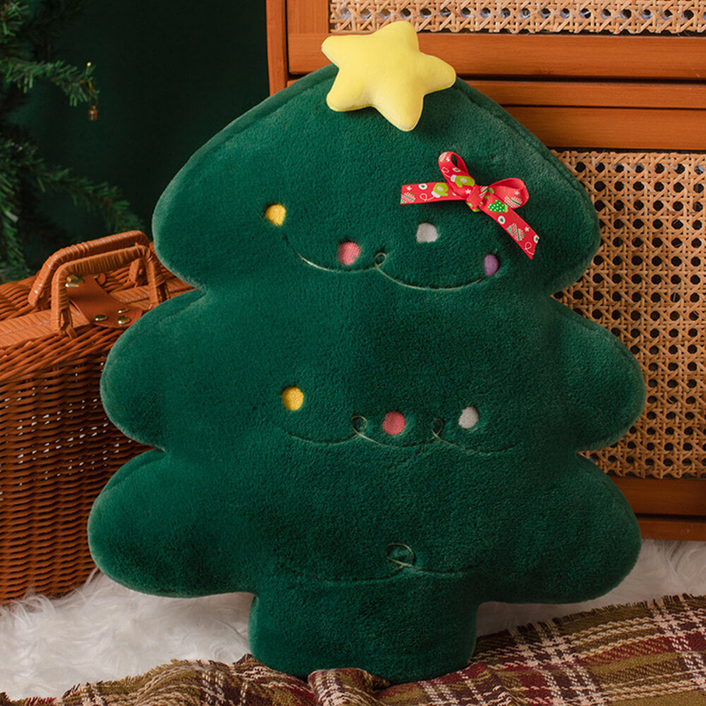 Oreiller de canapé de poupée en peluche décoratif multifonctionnel de Noël
