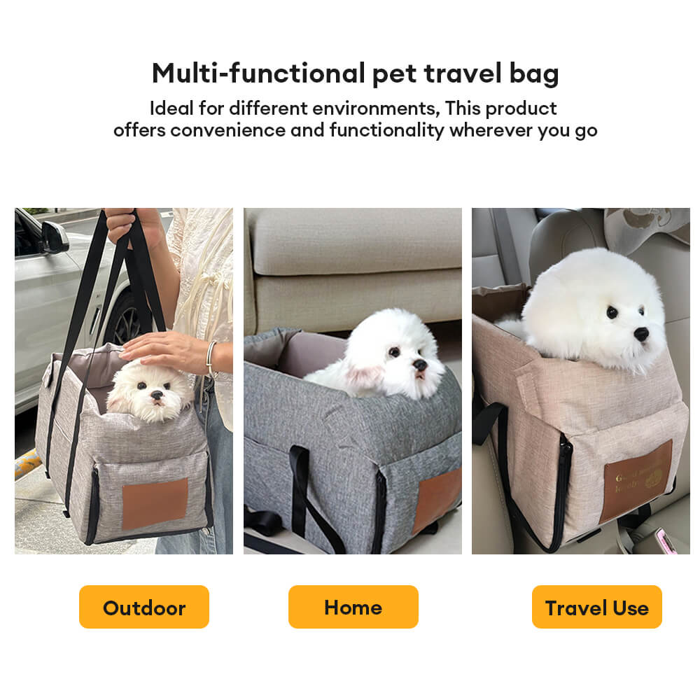 Contraste desmontable antideslizante <tc>Color</tc> Asiento cama para coche para perros y gatos