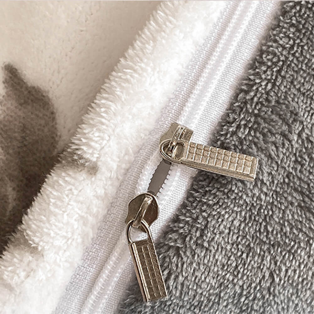 Ensemble de draps de lit chaud antistatique en velours de lait de style européen élégant