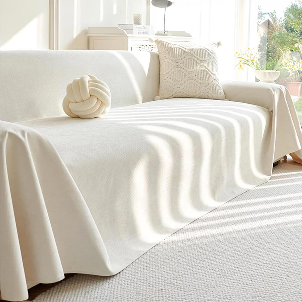 Soft and Waterproof Scratch-Resistant Non-Linting Throw Couch Cover