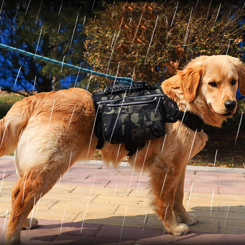 Taktisches Hundegeschirr für große Hunde, selbstverpackt