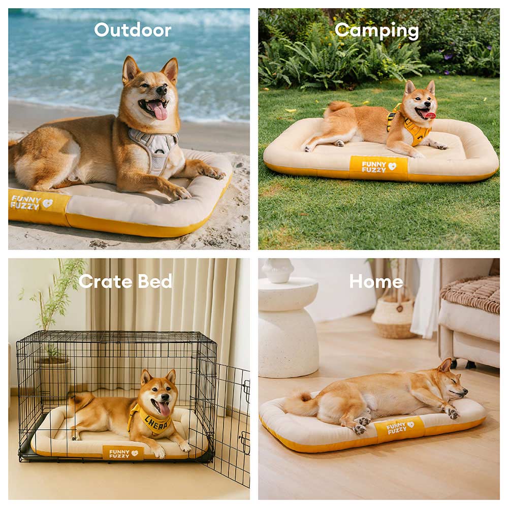 Matera de perros ortopédica de espuma de memoria de memoria al aire libre - Trek Lounge