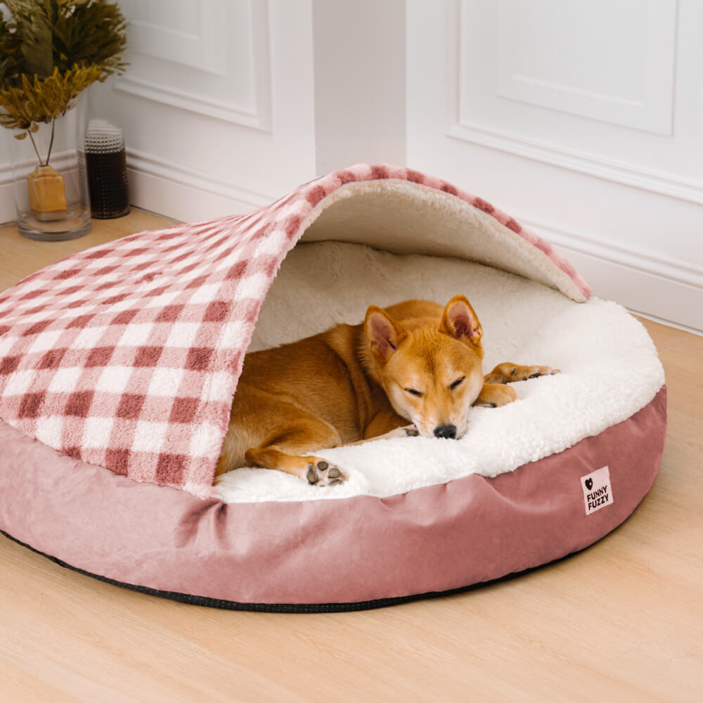 Cama redonda de sueño sreñan cama para perros cama nido de mascotas