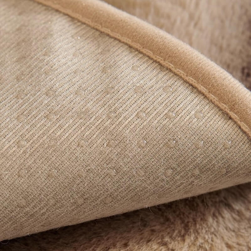 Protector de sofá de piel de conejo sin conejo rayado