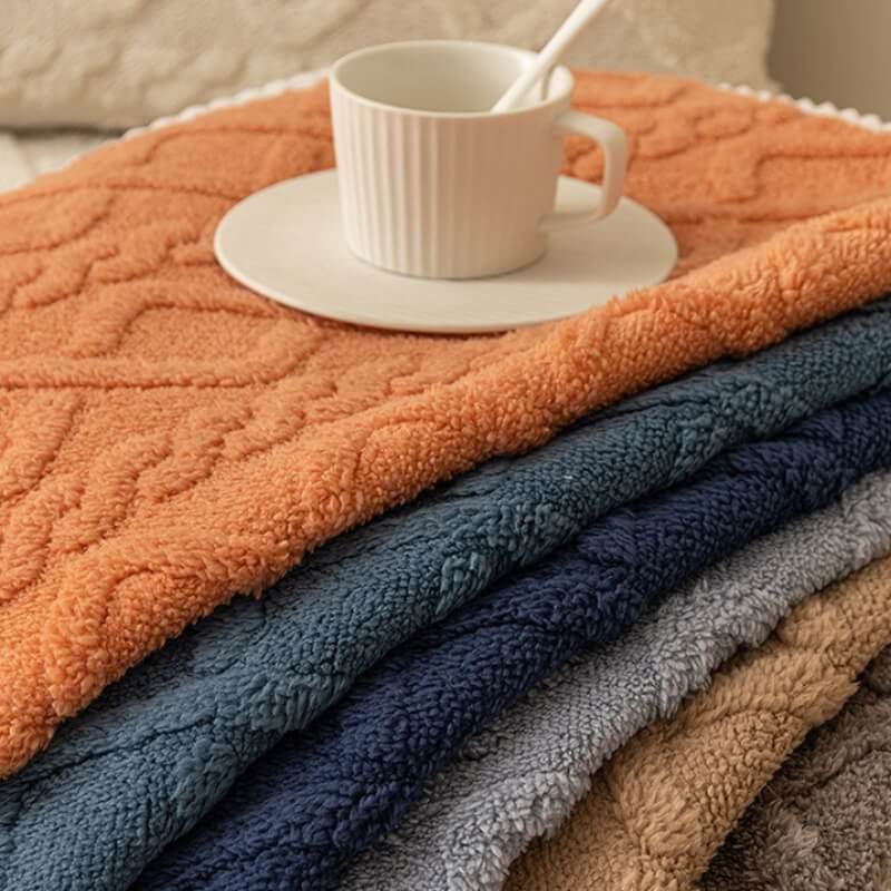 Verdickter, weicher Plüsch-Sofaschutz, Dekoration, Couchbezug