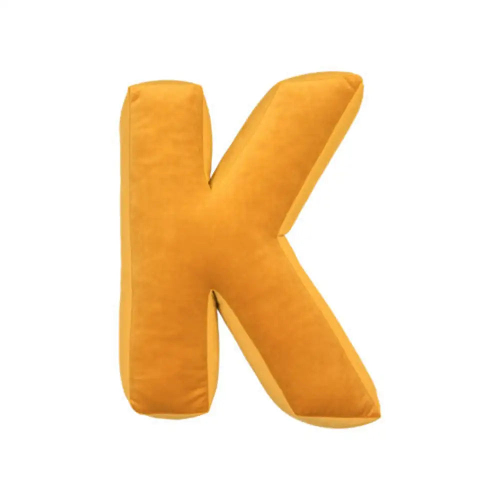 Velvet Letter Hugging Sofa Pillow