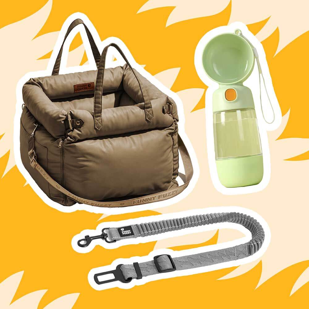 Cozy Car Trips With Pets Bundle - 3pcs