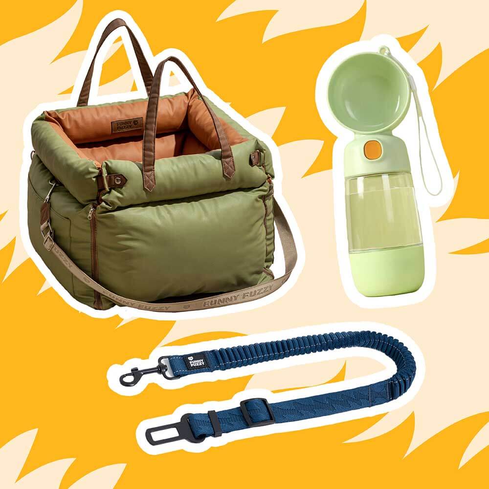 Cozy Car Trips With Pets Bundle - 3pcs